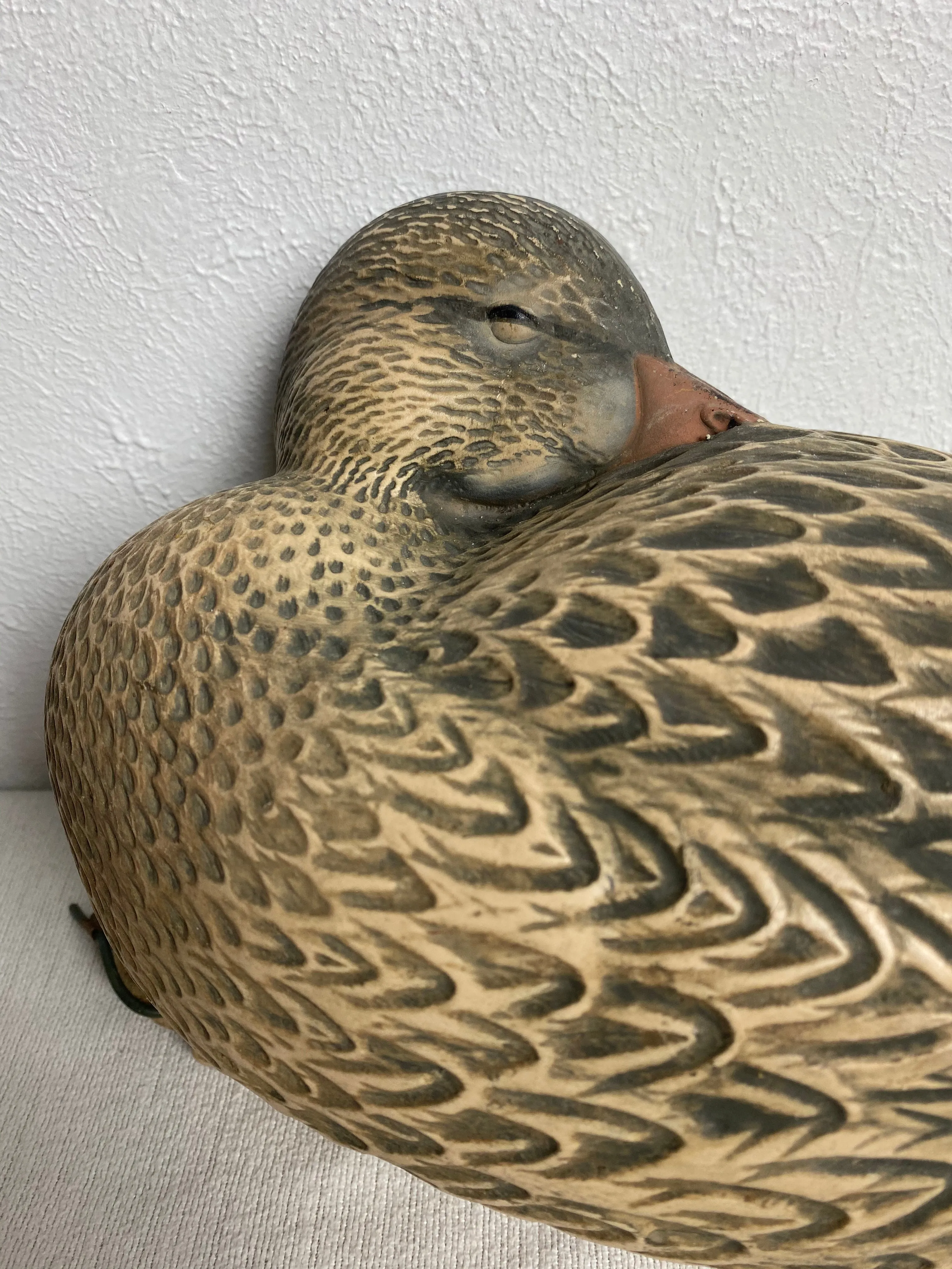 Ducks Unlimited Sleeping Mallord Decoy