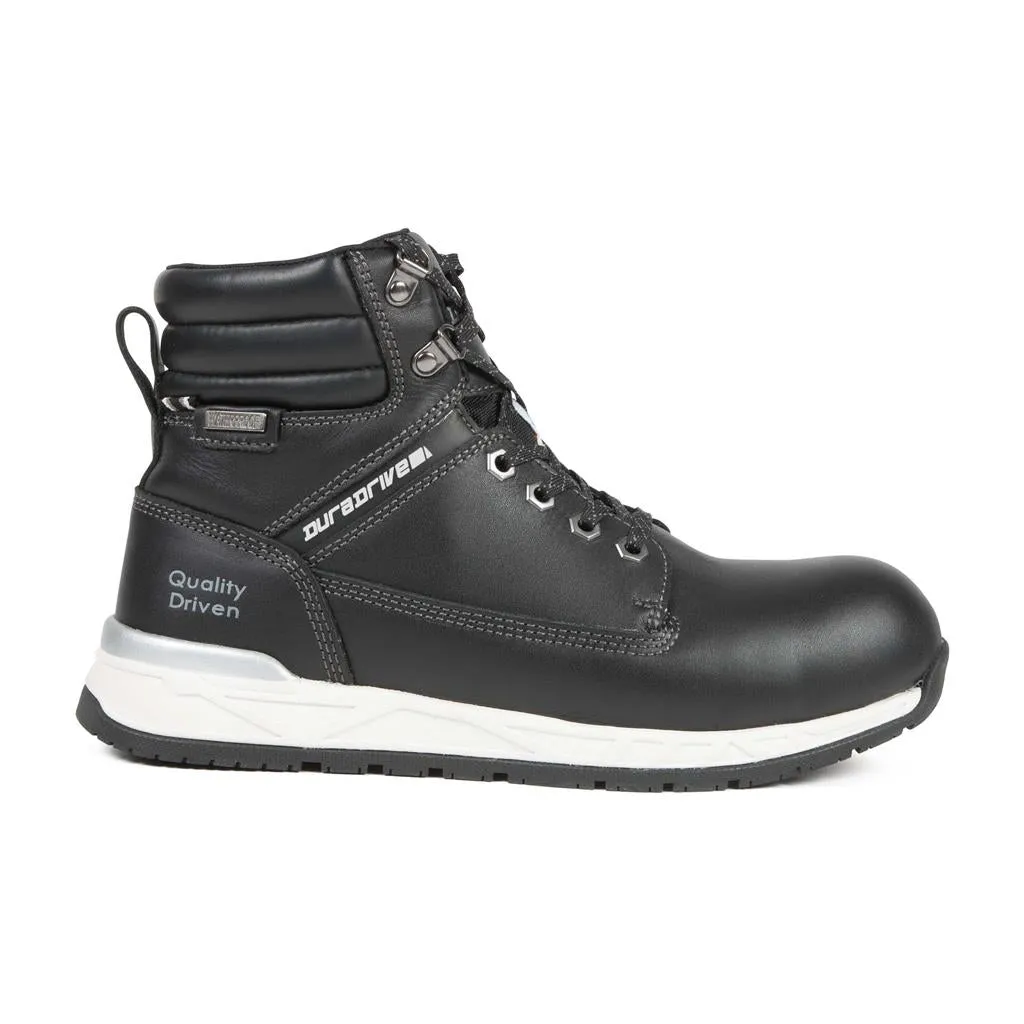 DuraDrive 7 to 13 Black/Wheat Rubber Lightweight Waterproof Safety Work Boot