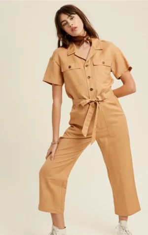 Emerson Jumpsuit-Clay