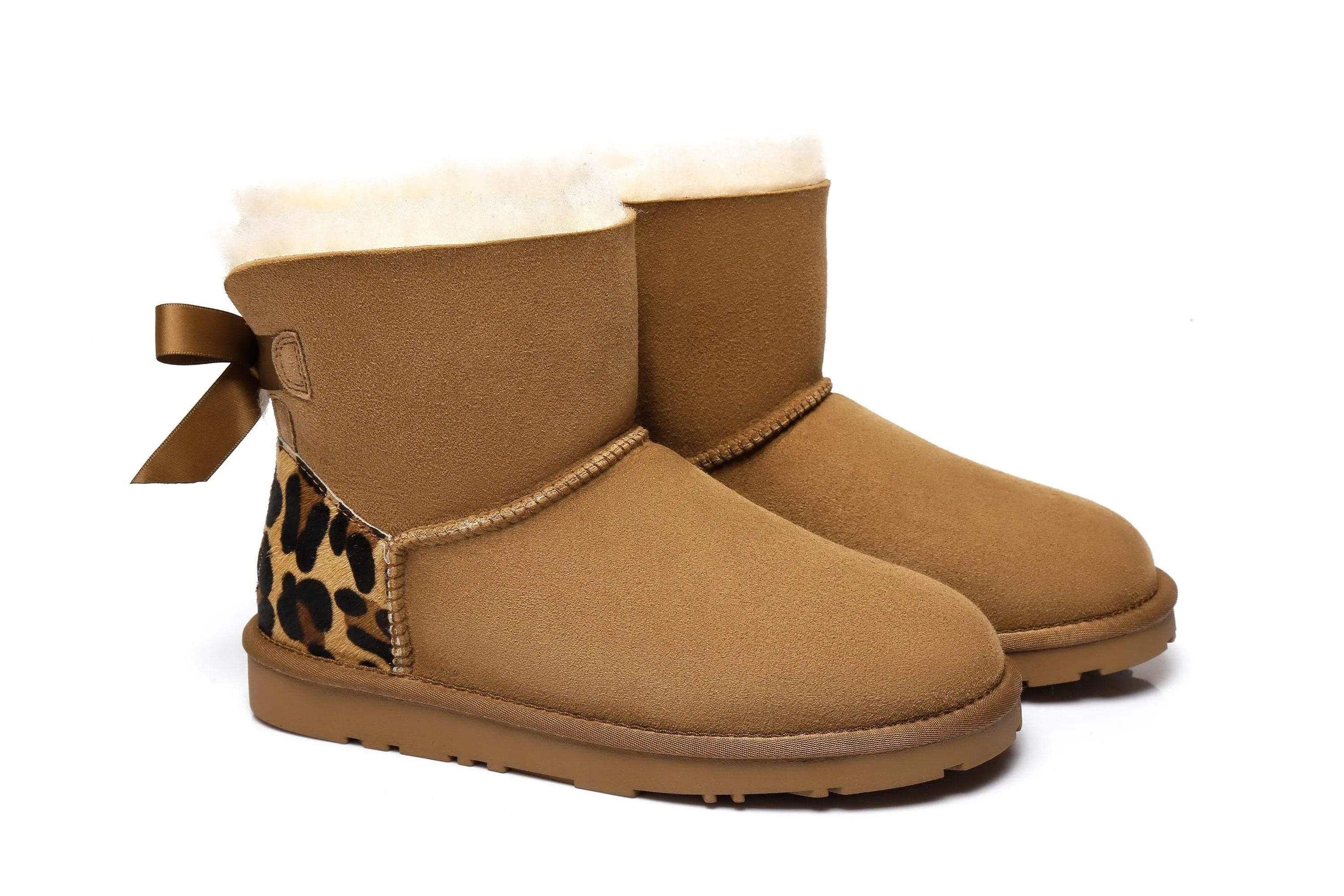 Ever UGG Mini Women Boots with Bailey Bow