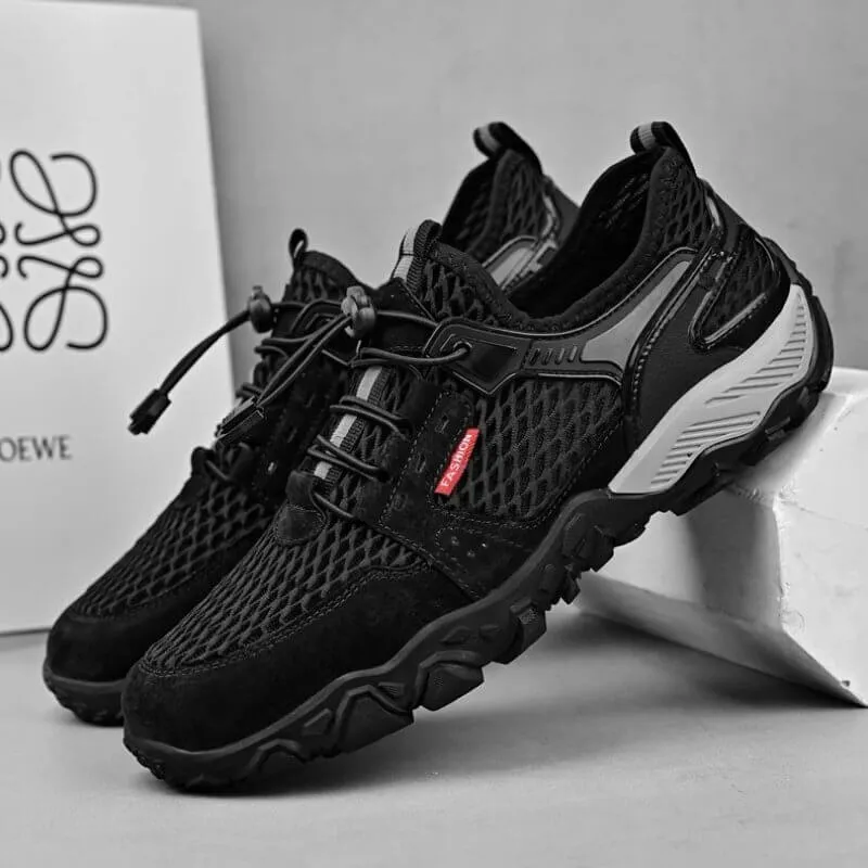 Fashion Soft Breathable Mesh Hiking Shoes for Climbing and Trekking