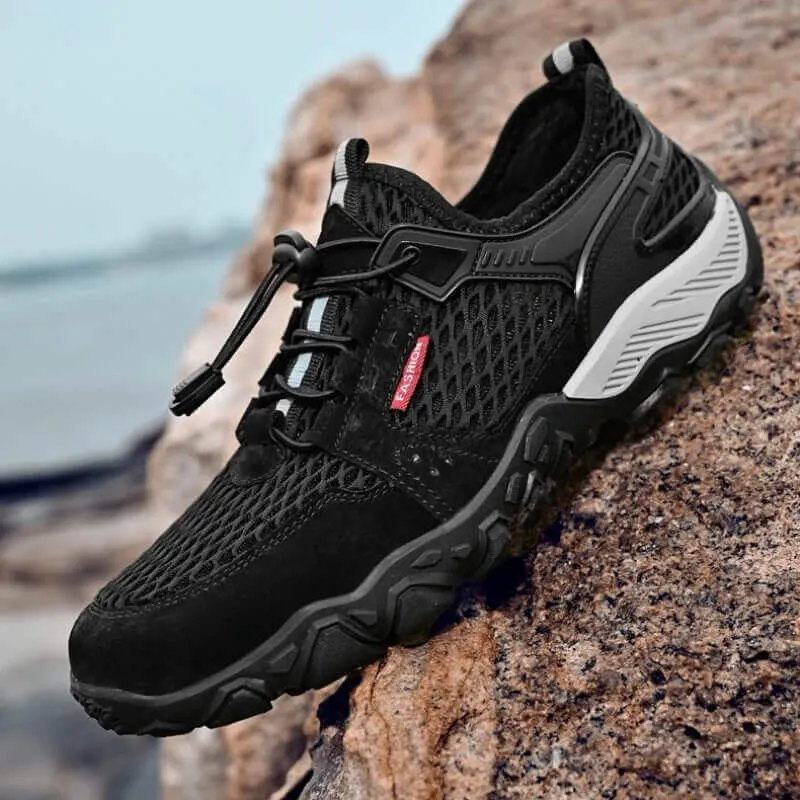 Fashion Soft Breathable Mesh Hiking Shoes for Climbing and Trekking