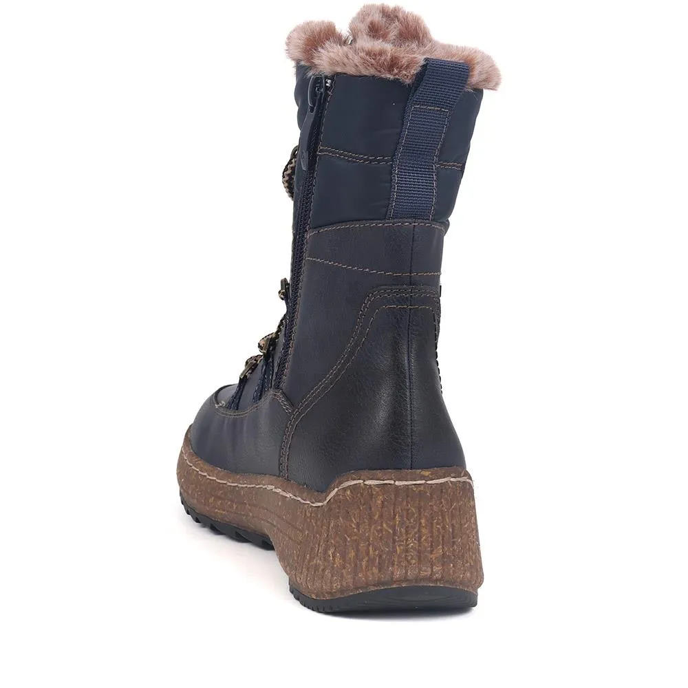 Faux Fur Weather Boots - WOIL38034 / 324 570