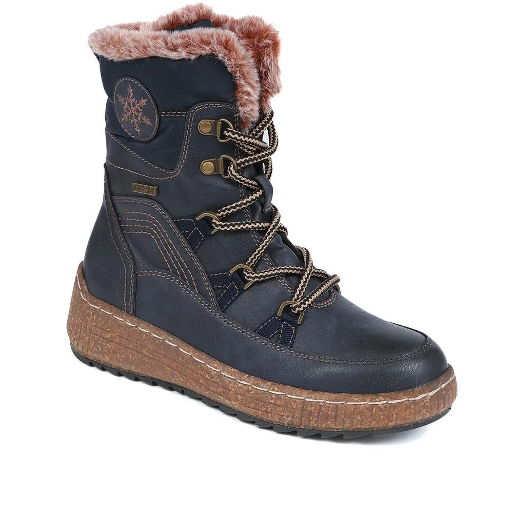 Faux Fur Weather Boots - WOIL38034 / 324 570