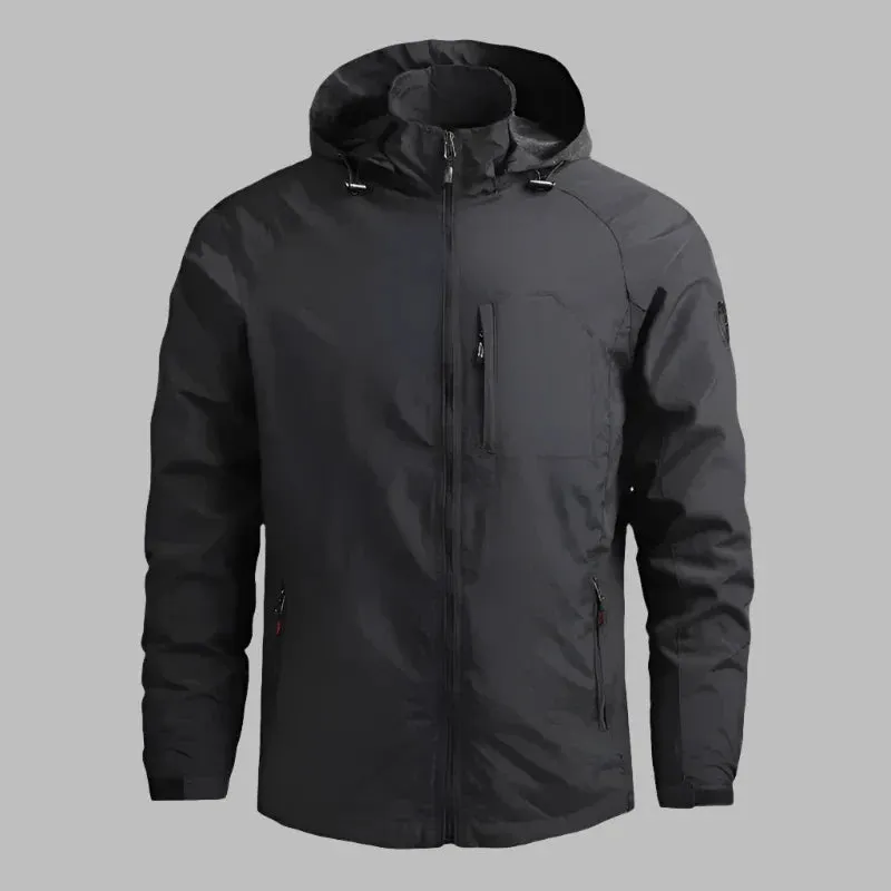 Flexfit Trekking Jacke | Leichte wasserdichte Herrenjacke für Trekking