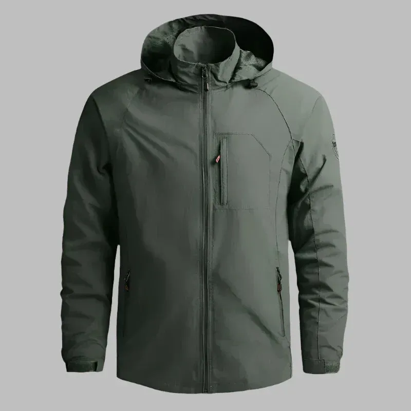 Flexfit Trekking Jacke | Leichte wasserdichte Herrenjacke für Trekking
