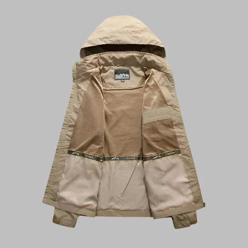 Flexfit Trekking Jacke | Leichte wasserdichte Herrenjacke für Trekking