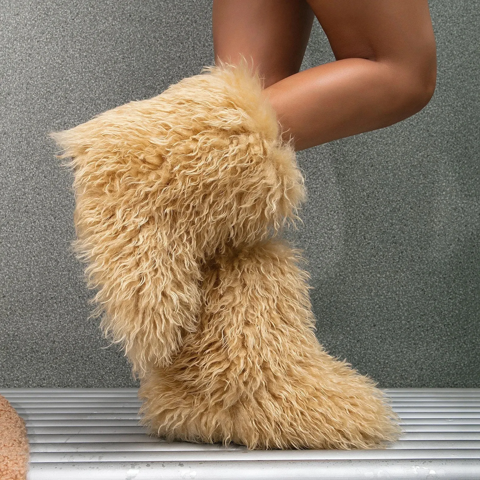 Fluffy Boots