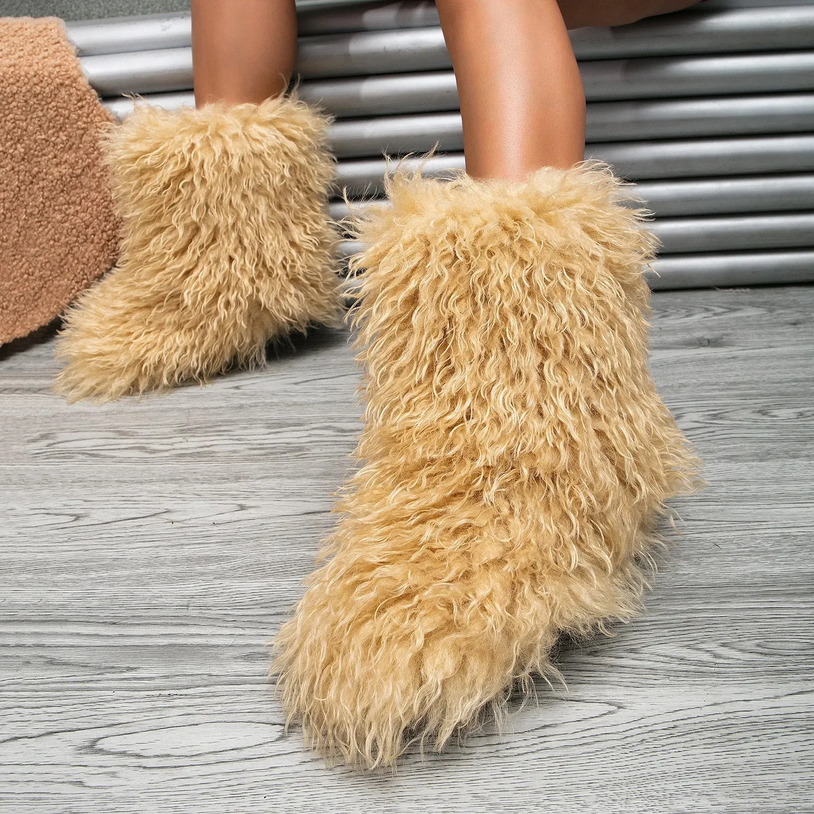 Fluffy Boots