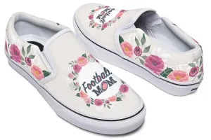 Football Mom Slip-On Shoes