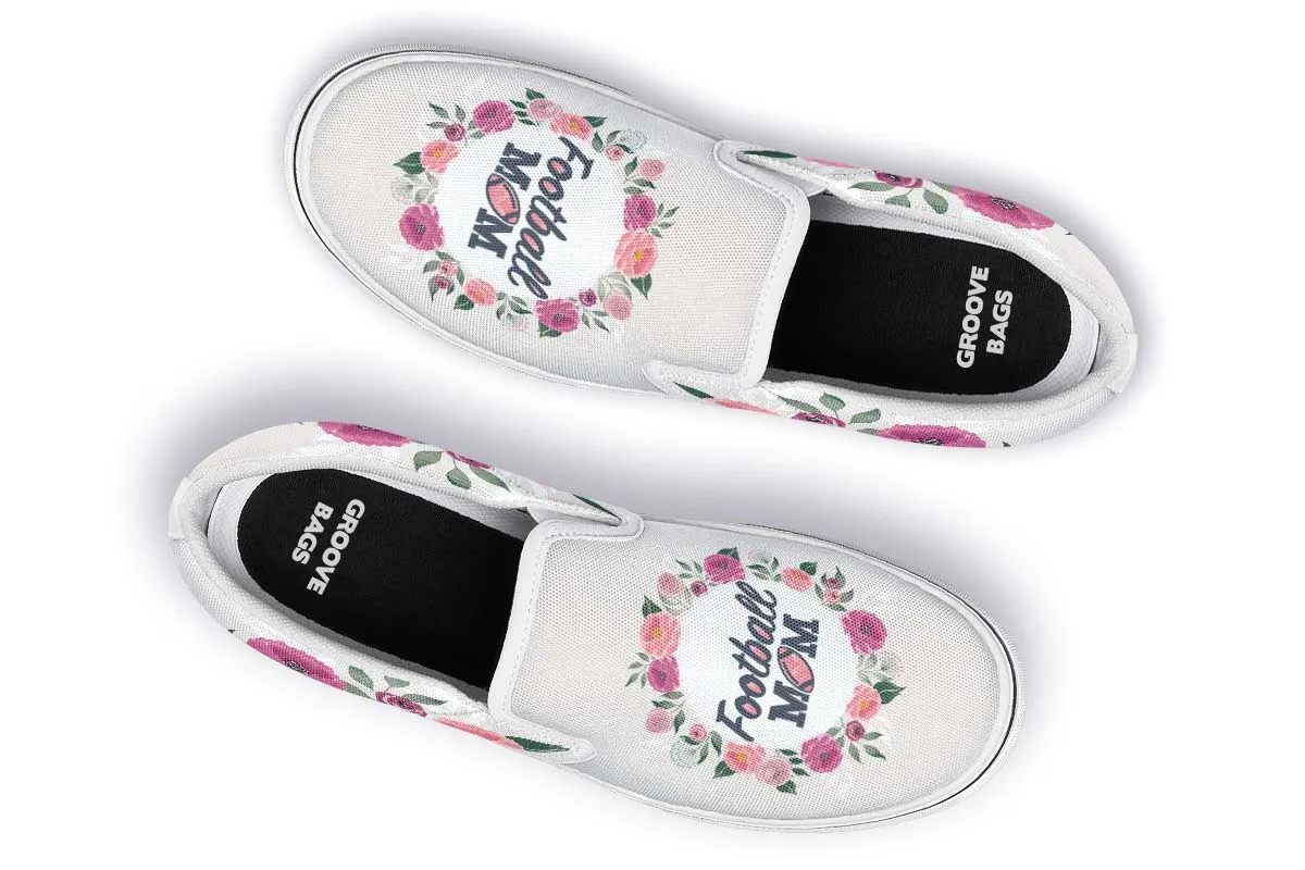 Football Mom Slip-On Shoes