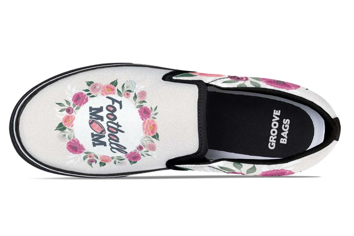 Football Mom Slip-On Shoes