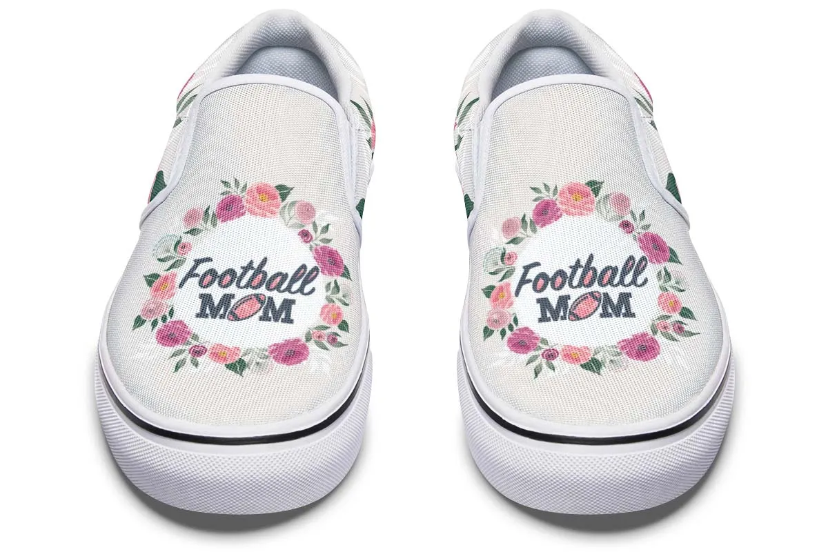 Football Mom Slip-On Shoes