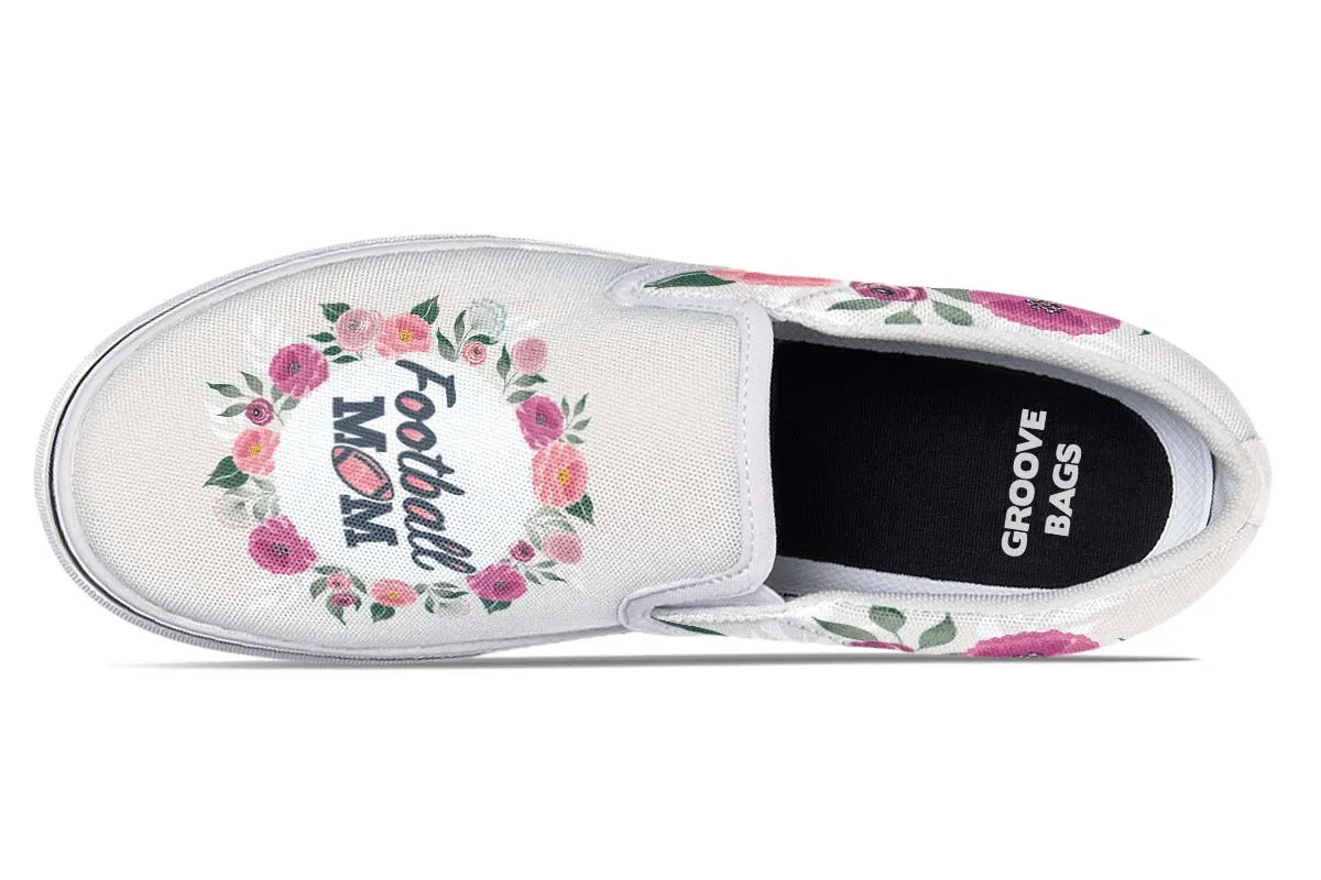 Football Mom Slip-On Shoes
