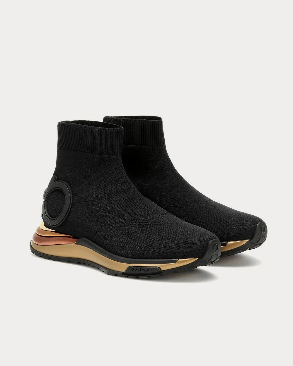 Gardena sock Black high top Sneakers