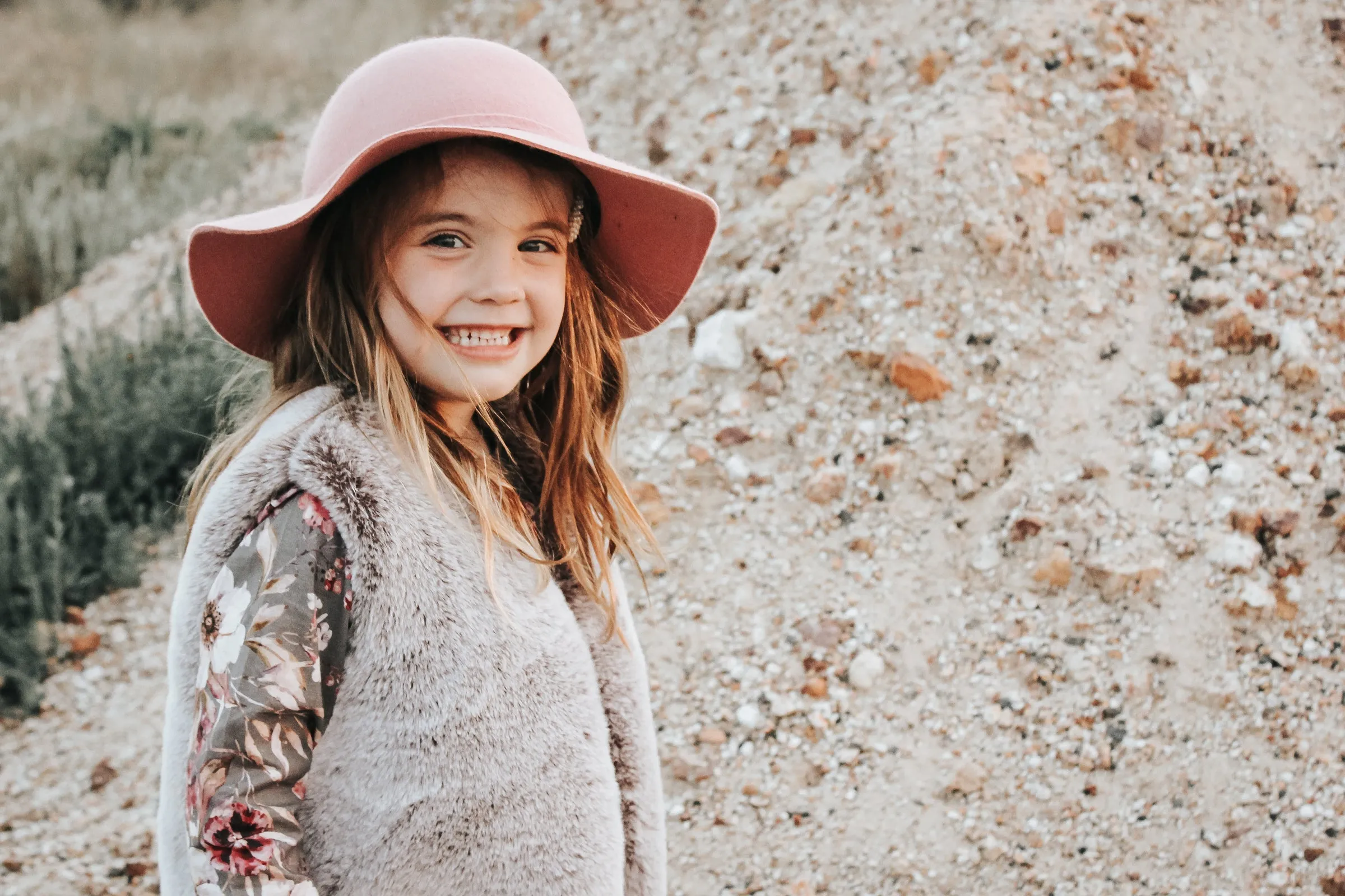 Girls Frankie Dress - Midnight Floral