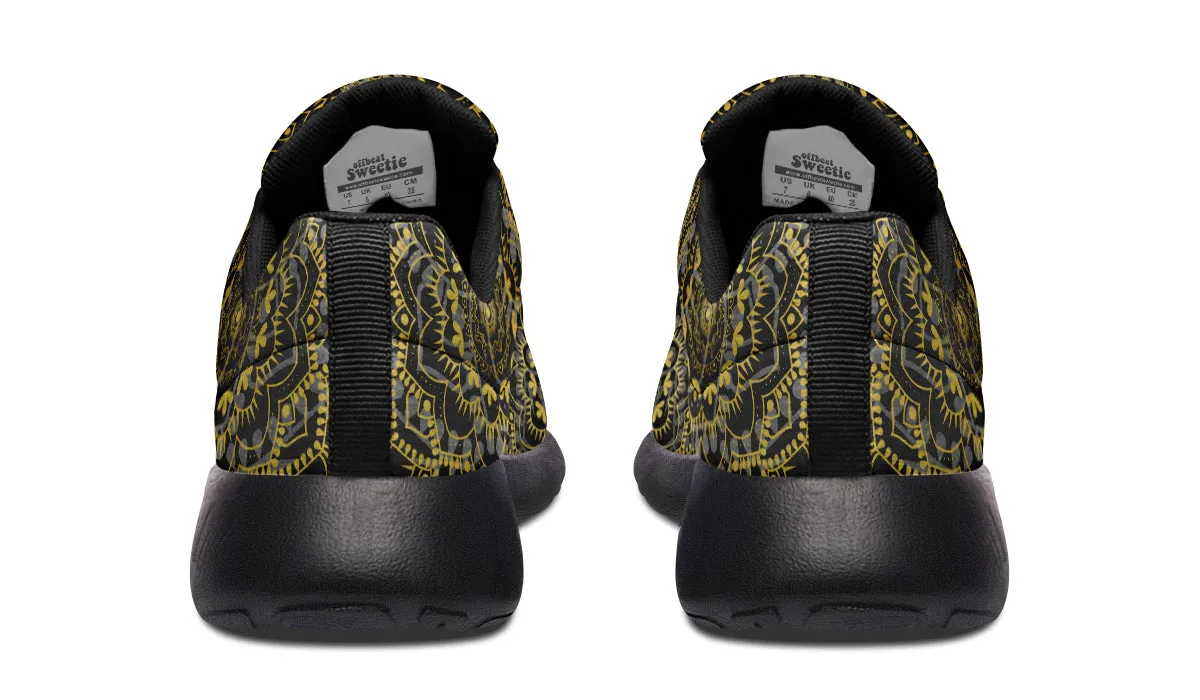 Golden Mandala Sneakers