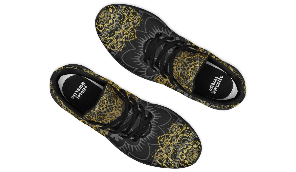Golden Mandala Sneakers