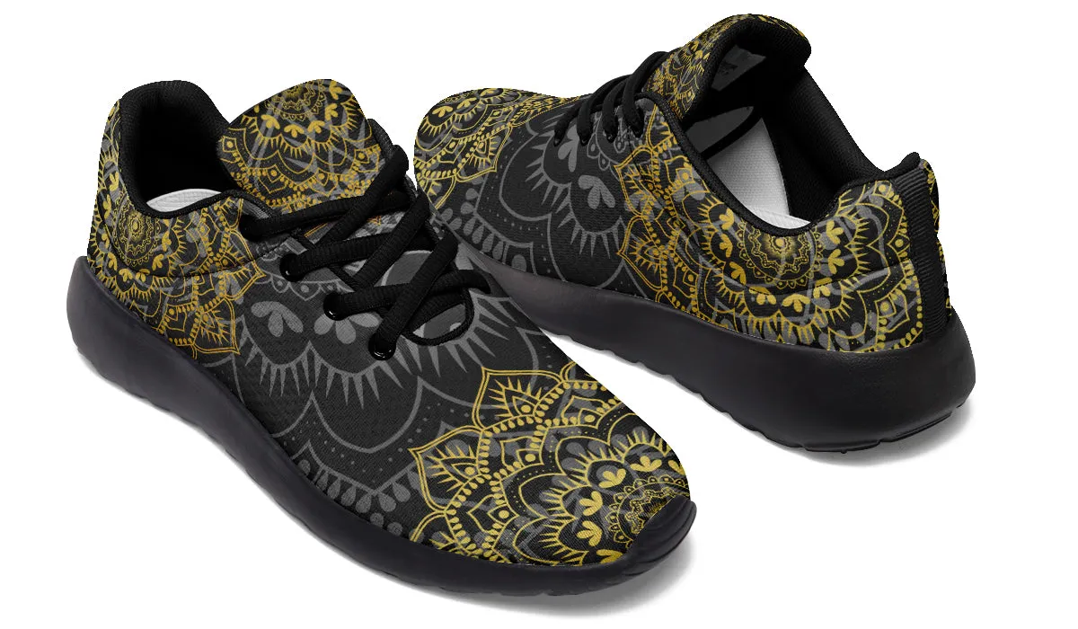 Golden Mandala Sneakers