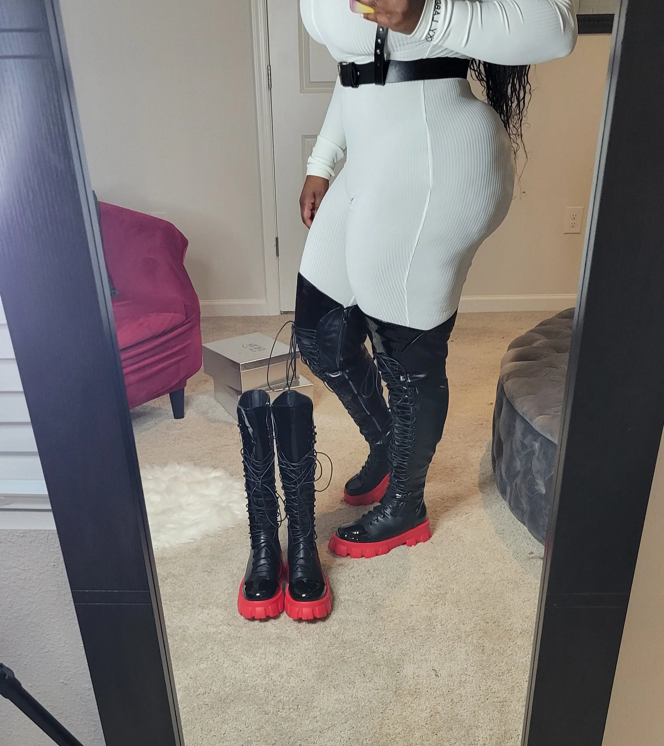 Goth Beauty (Below the knee length)