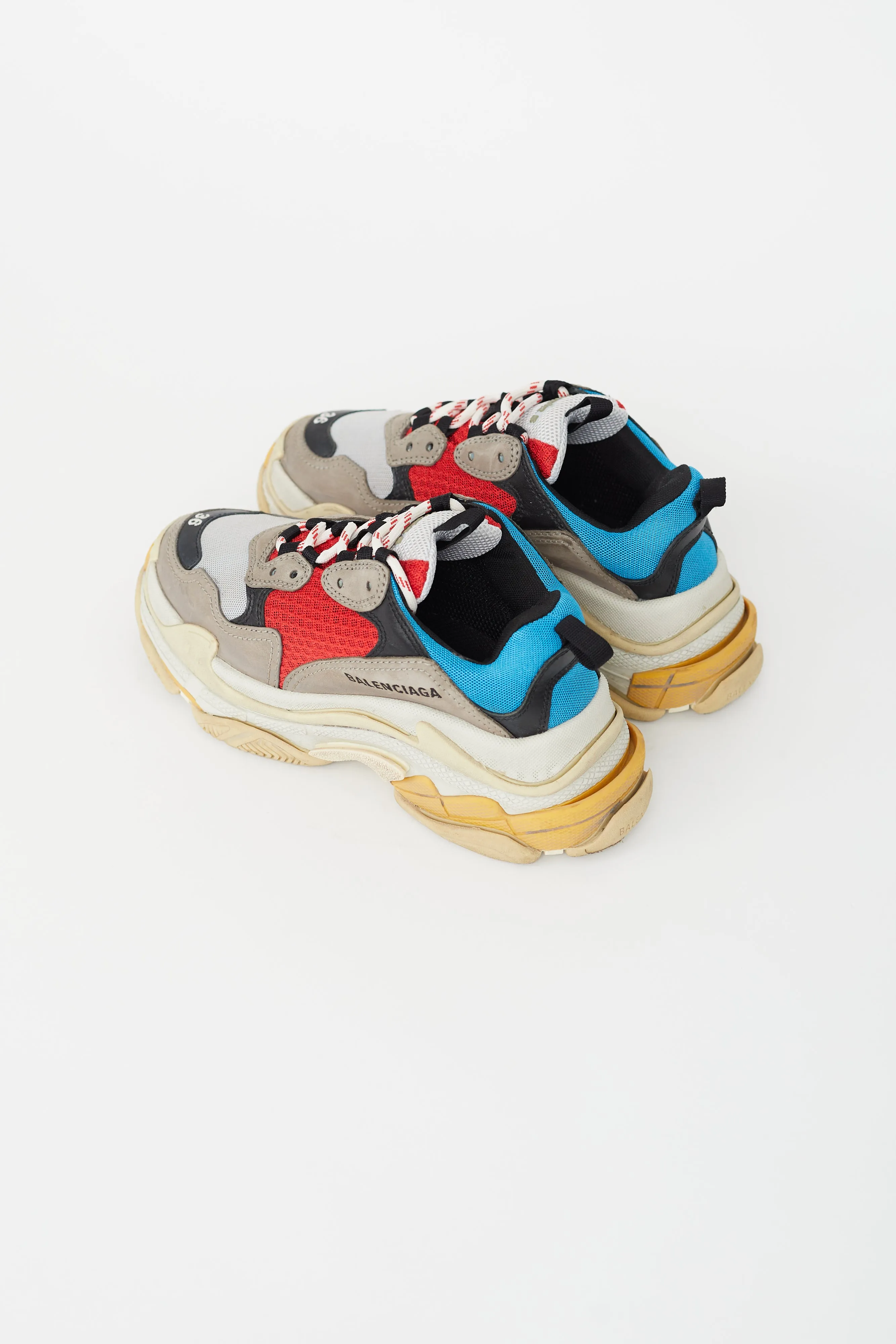 Grey & Multicolour Triple S Sneaker