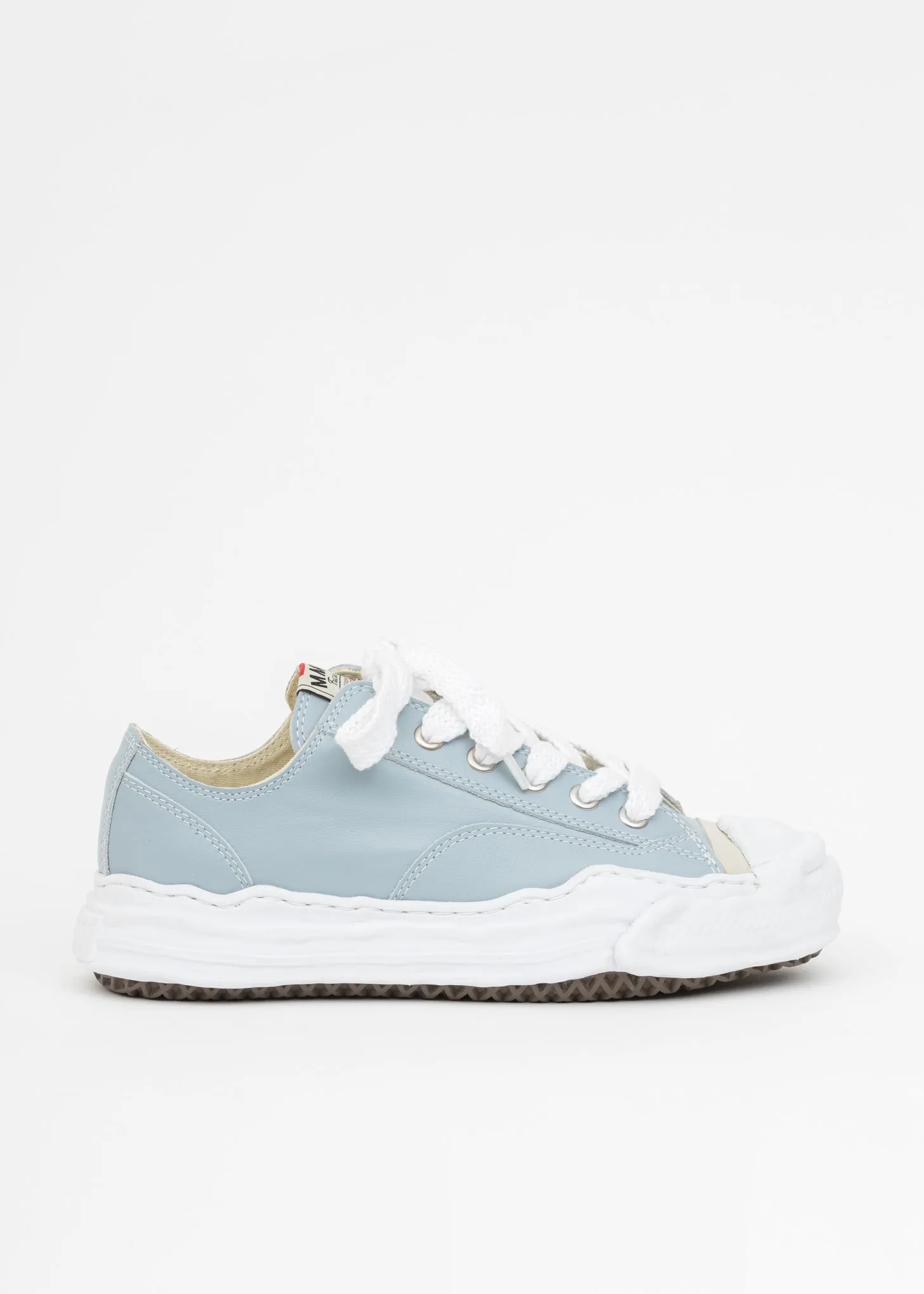 Grey Leather Original Sole Low Cut Sneaker