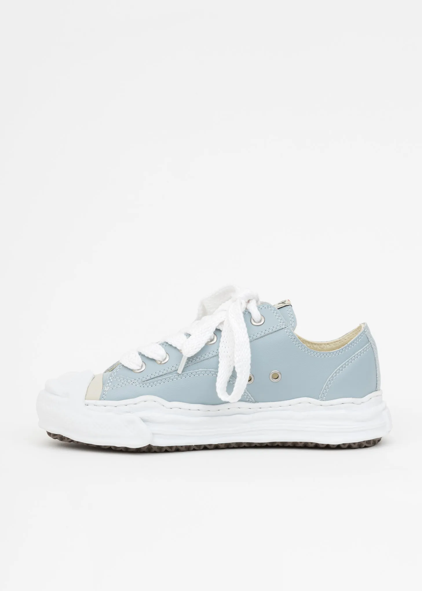 Grey Leather Original Sole Low Cut Sneaker