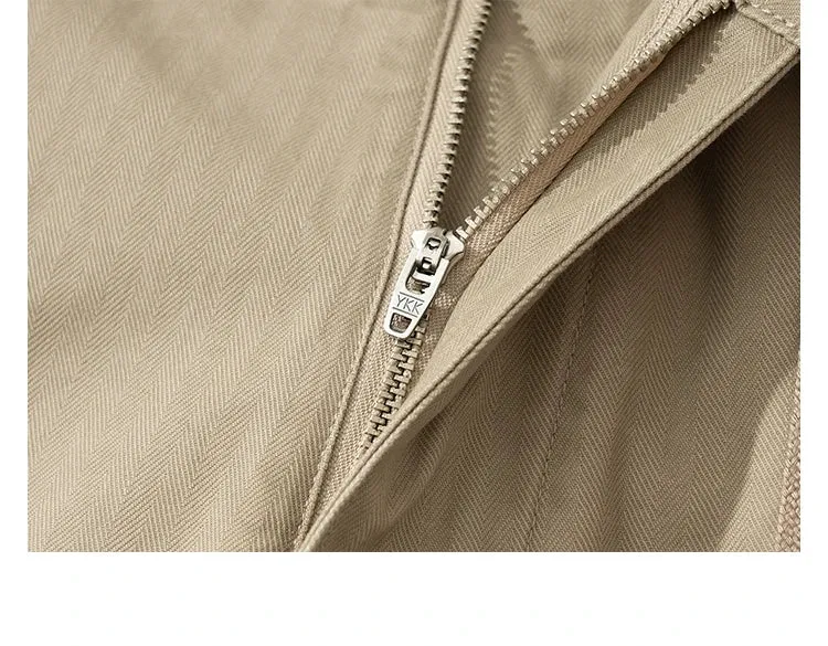 Herringbone Twill Drawstring Skater Pants