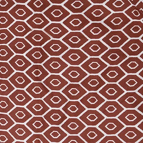 HOMYFINE 100% Cotton Reversible Ac Dohar Double Bed Size| AC Blanket |Dohar|Quilt|Summer Dohar | Soft Light-Weight Bed Blanket (Design 3, Double Bed (84x88 Inches))