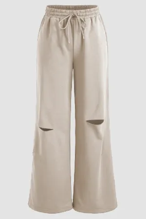 Honeycombed Jogger: Marsala
