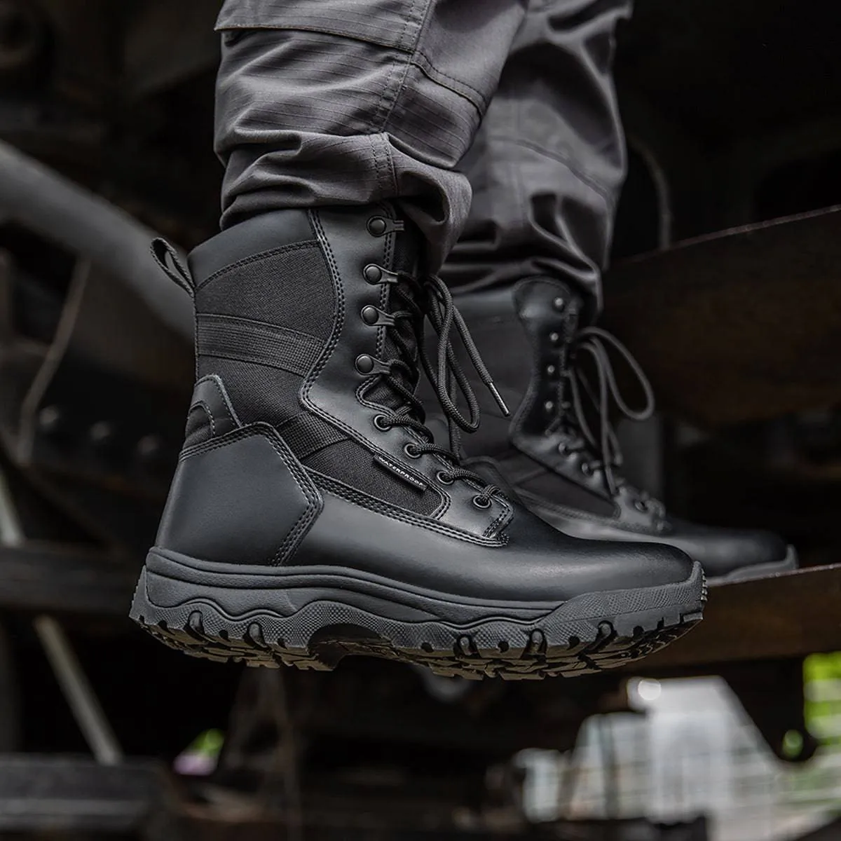 HOPPER 8" Men’s Military Waterproof Tactical Boots