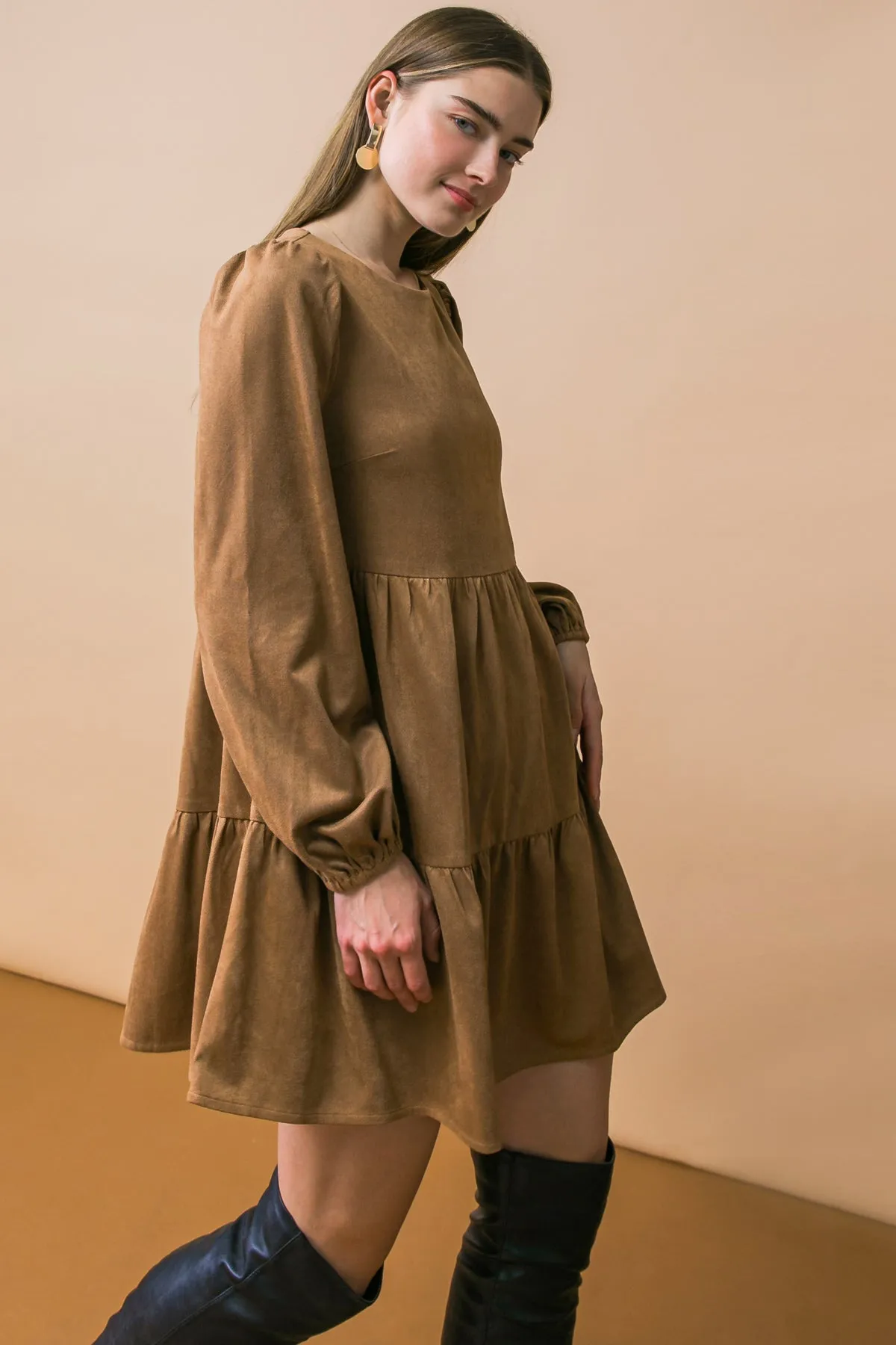 I HELD THE LAST OF AUTUMN MINI DRESS