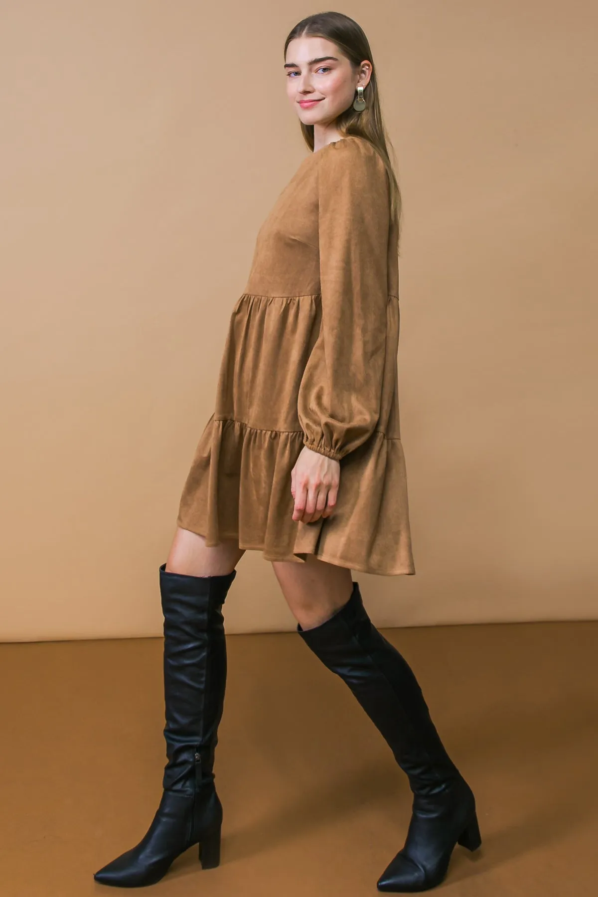 I HELD THE LAST OF AUTUMN MINI DRESS