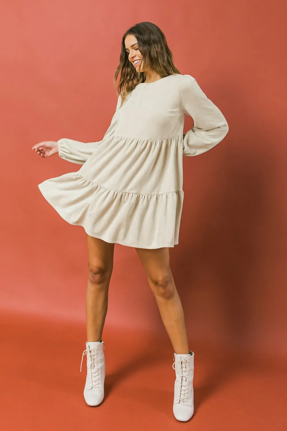 I HELD THE LAST OF AUTUMN MINI DRESS