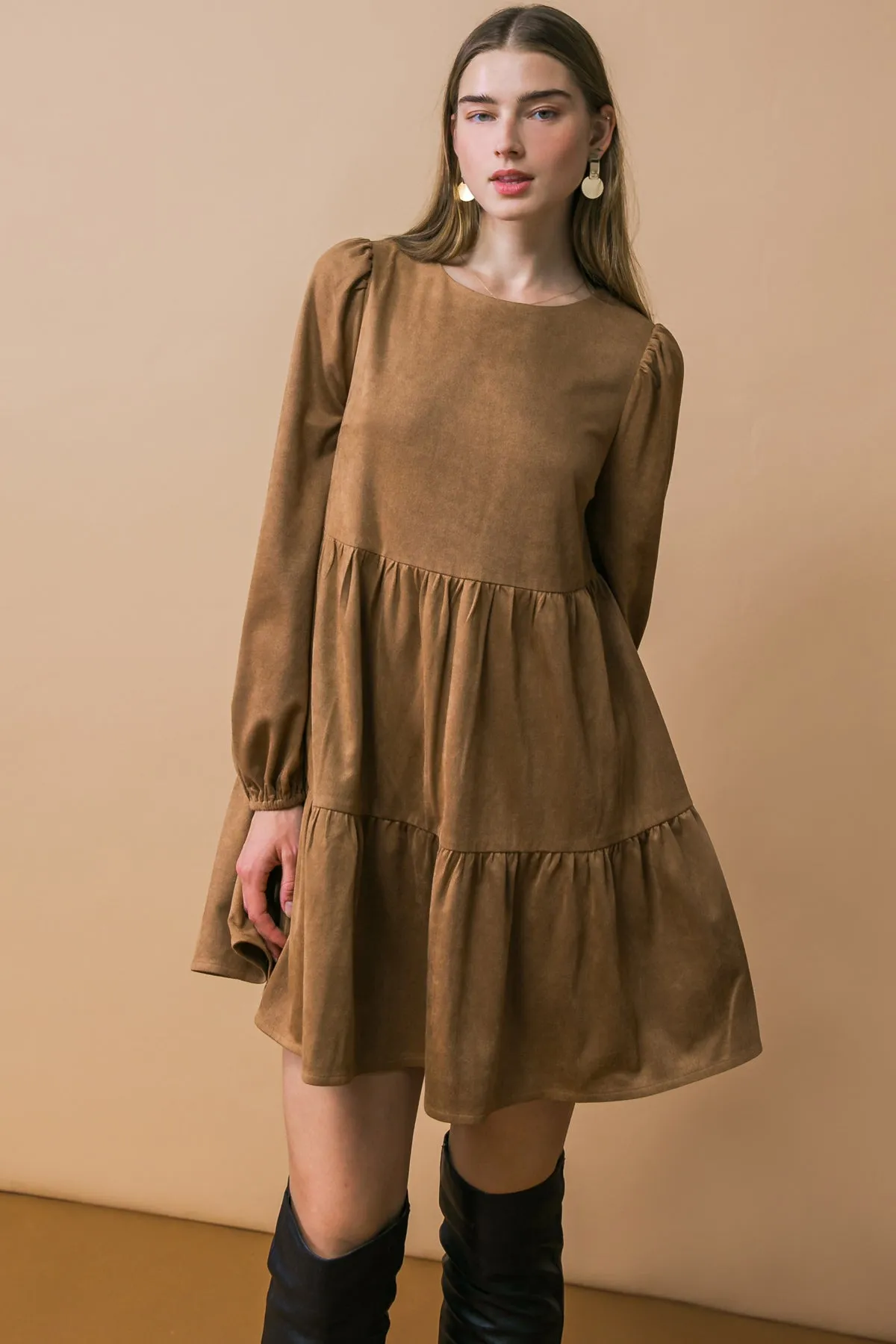 I HELD THE LAST OF AUTUMN MINI DRESS