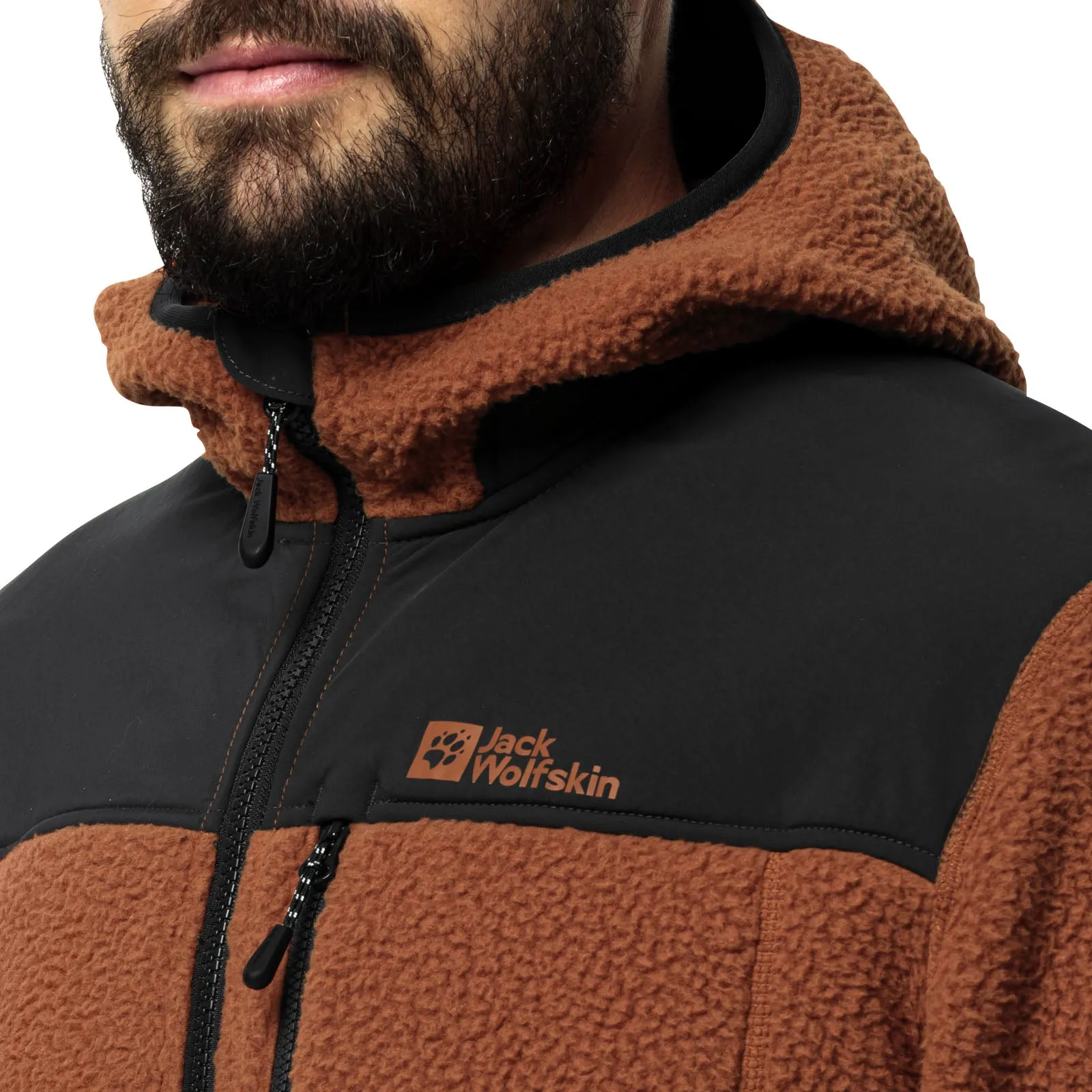 Jack Wolfskin Mens Kammweg Pile Full Zip High Neck Fleece