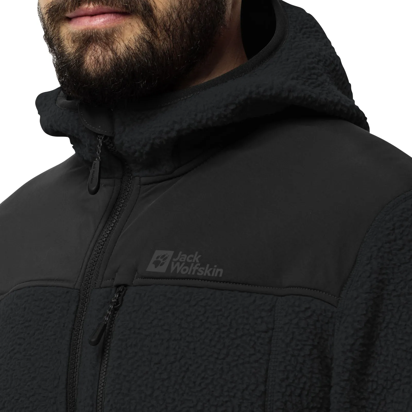 Jack Wolfskin Mens Kammweg Pile Full Zip High Neck Fleece