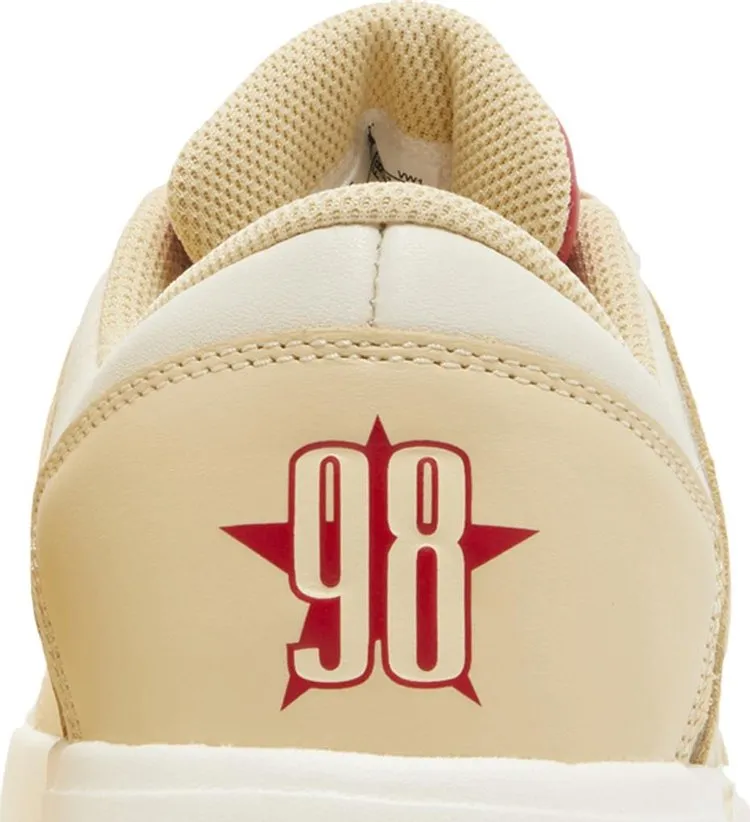 Jayson Tatum x Jordan Nu Retro 1 Low Fresh Ink Sneakers, Red