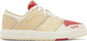 Jayson Tatum x Jordan Nu Retro 1 Low Fresh Ink Sneakers, Red