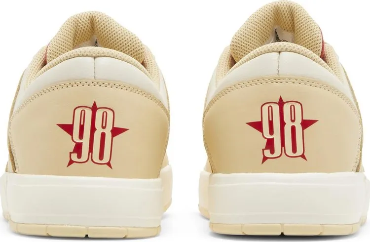 Jayson Tatum x Jordan Nu Retro 1 Low Fresh Ink Sneakers, Red