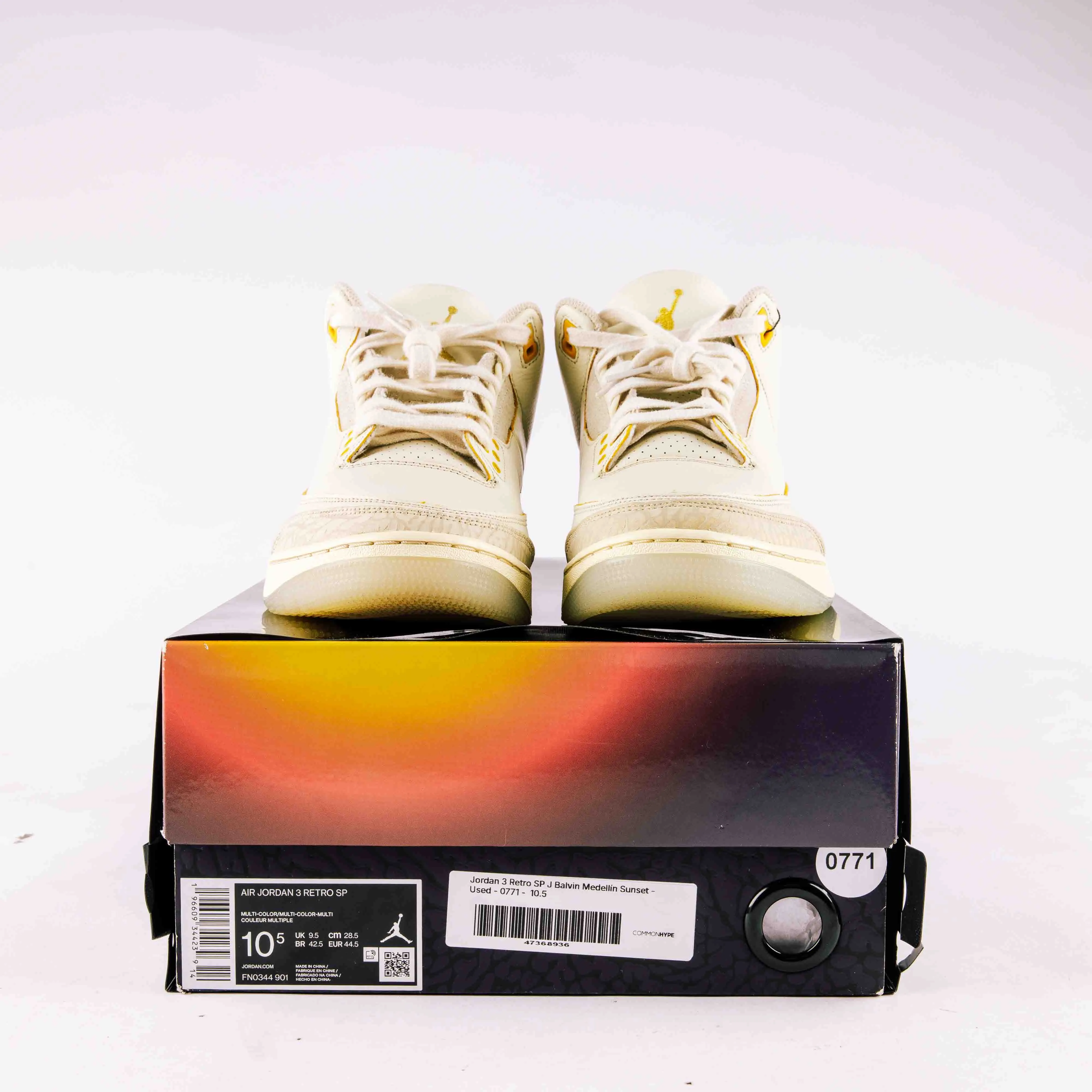 Jordan 3 Retro SP J Balvin Medellín Sunset - Used - 0771