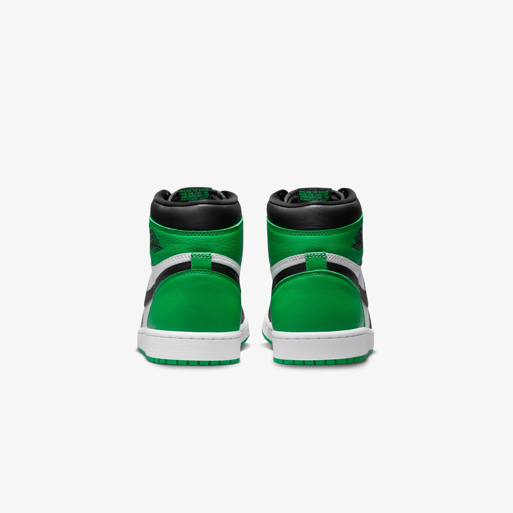 Jordan | AIR JORDAN 1 RETRO HIGH OG  { BLACK/LUCKY GREEN-WHITE