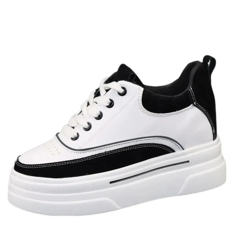 Joskaa 2024 New White Lace Platform Sneakers