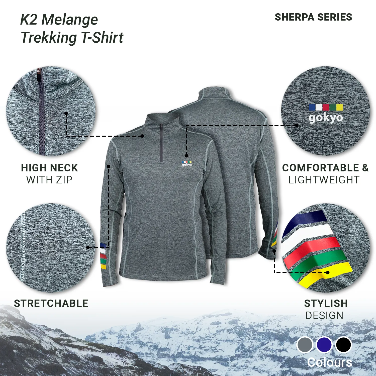 K2 Melange Trekking Tshirt