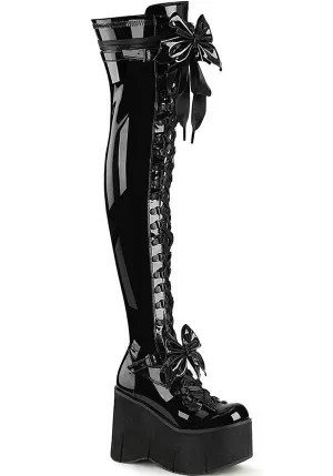 KERA-303 [Black Patent] | PLATFORM BOOTS [PREORDER]