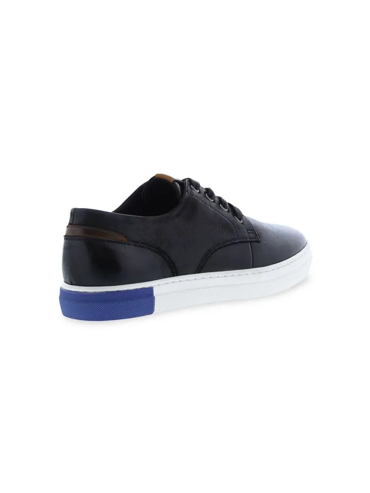Kolby English Laundry leather sneakers, navy blue