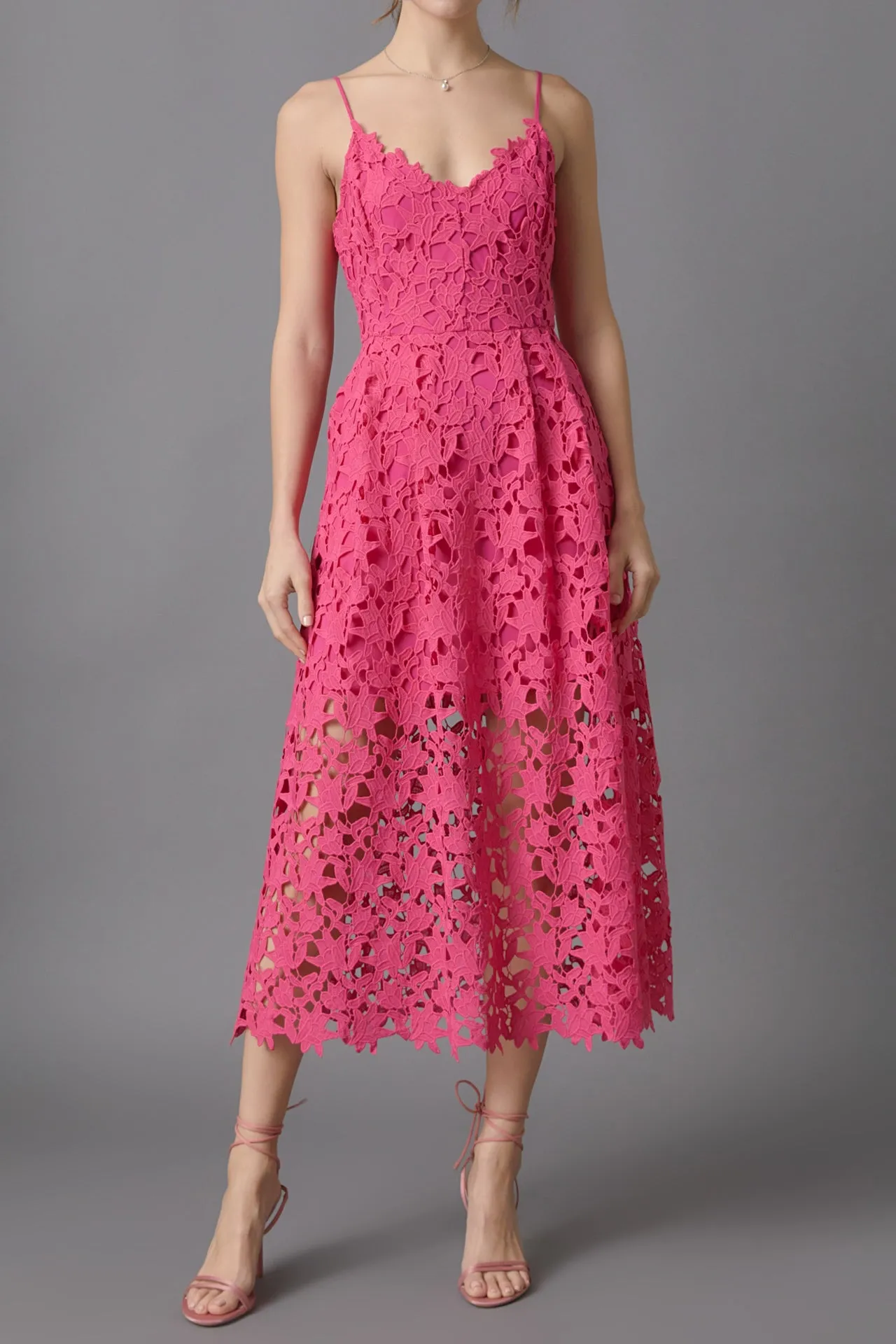 Lace Midi Dress