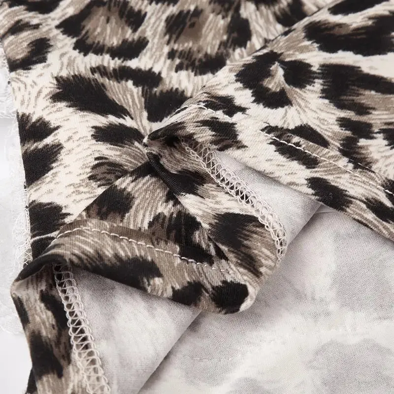 Leopard Print Lace Ruffle Tank Top – Y2K Coquette Cropped Camisole From Kawaii Stop