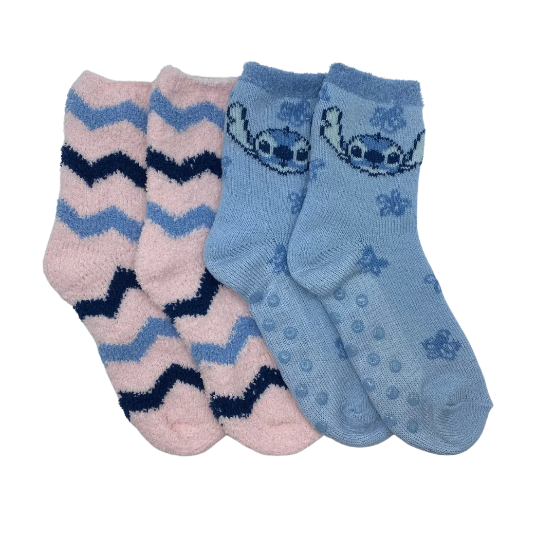 Lilo and Stitch 2-Pack Fuzzy Socks