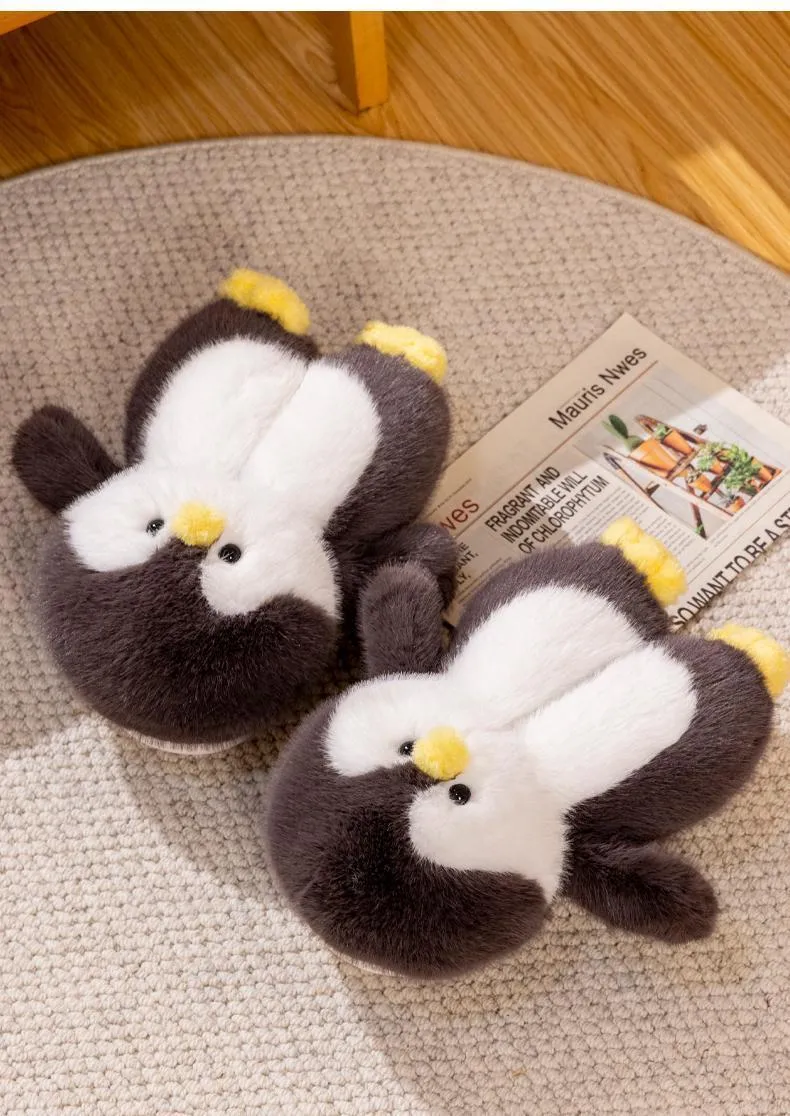 LovelyRLovely Cute Penguin Plush Slippers